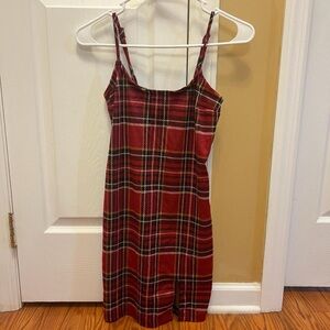 Rue21 Red Plaid Mini Dress